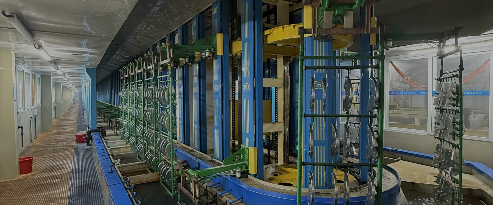 Talian Penyaduran Tong Gantry untuk Pengikat dan Penyaduran PCB