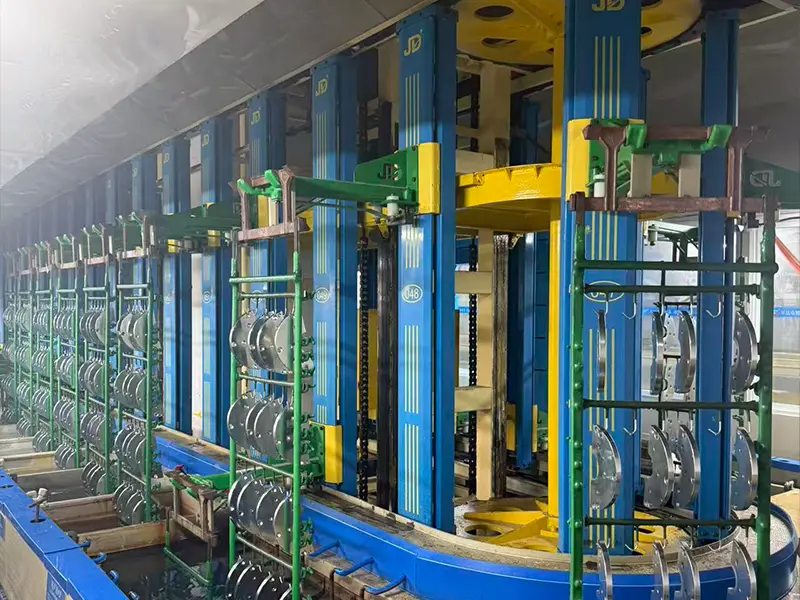 Talian Penyaduran Hoist Menegak Talian Penyaduran Hoist Menegak