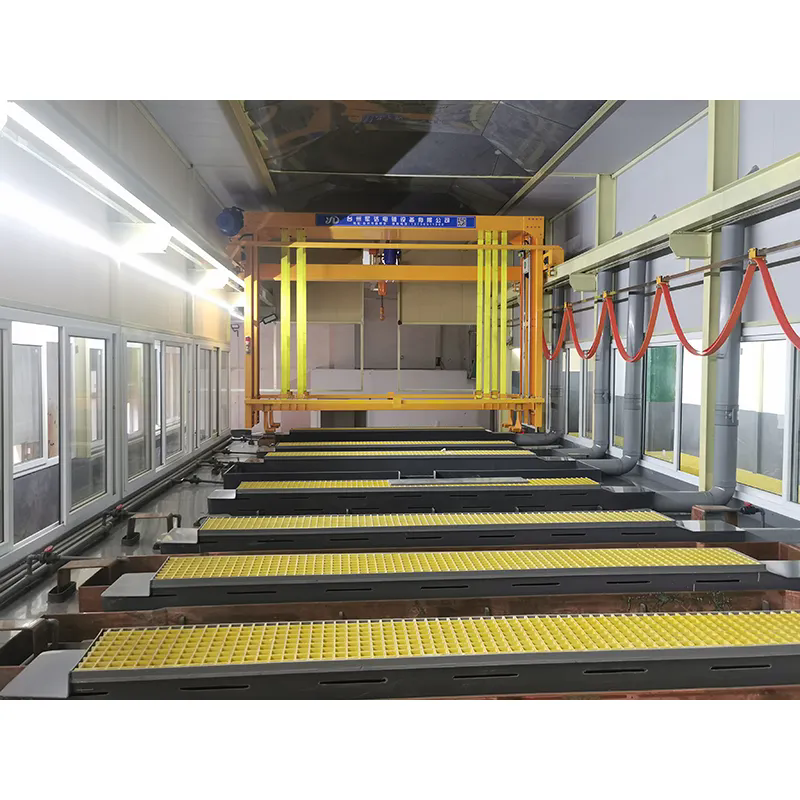 Bagaimanakah Talian Penyaduran Rak Gantry Meningkatkan Kecekapan dan Kualiti Penyaduran Elektronik?
